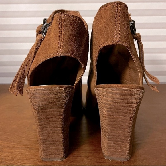 Dolce Vita Peep-toe Bootie in Camel/Chestnut - Picture 4 of 6